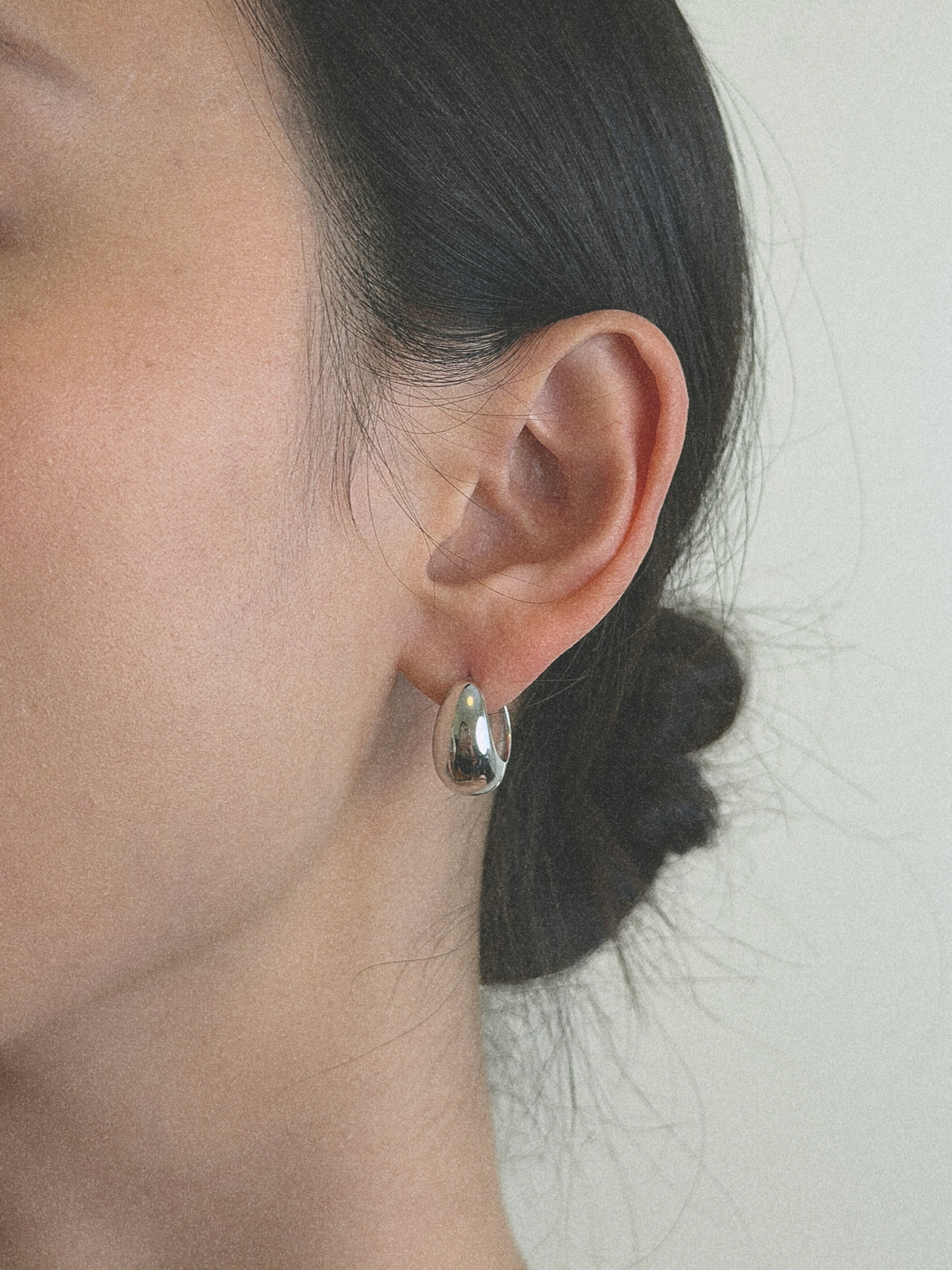 Dome Huggie Hoops