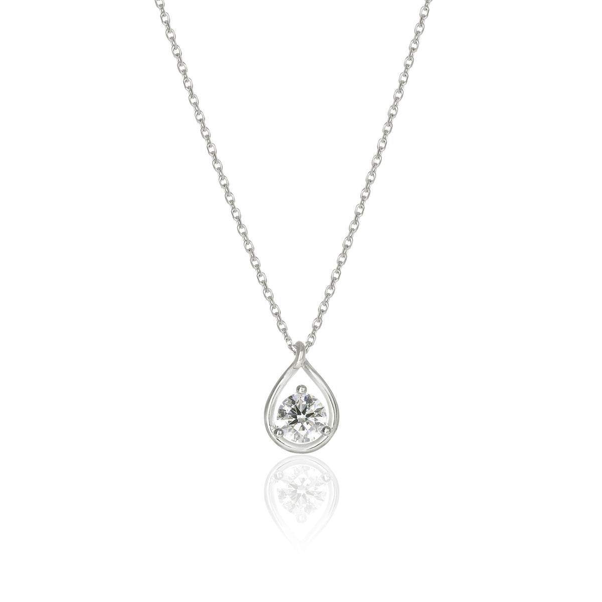 Dewdrop Solitaire Necklace