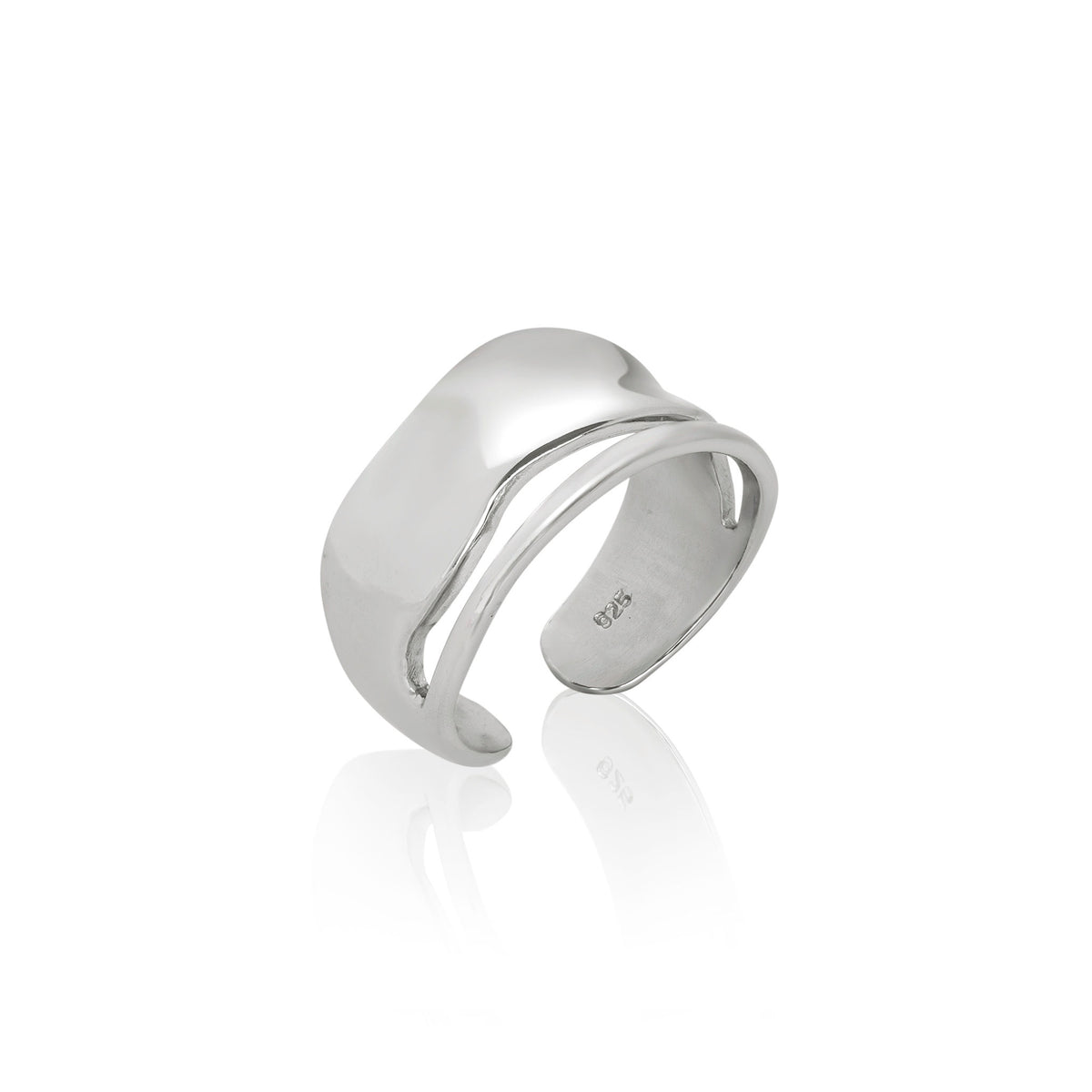 Double Band Open Ring