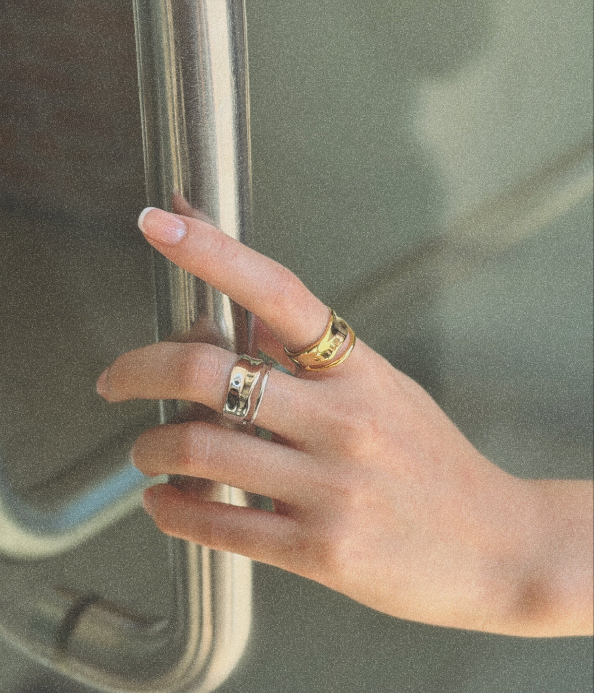 Double Band Open Ring